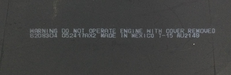 Kohler 20RESA 20kW 75 Amp 1 Phase Air Filter Cover w/Filter 15 1/4" x 13 1/8"