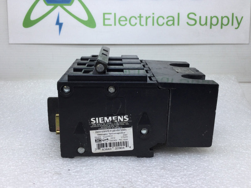 Siemens Q2200BHH 200 Amp 120/240V 4 Pole HQPP Circuit Breaker