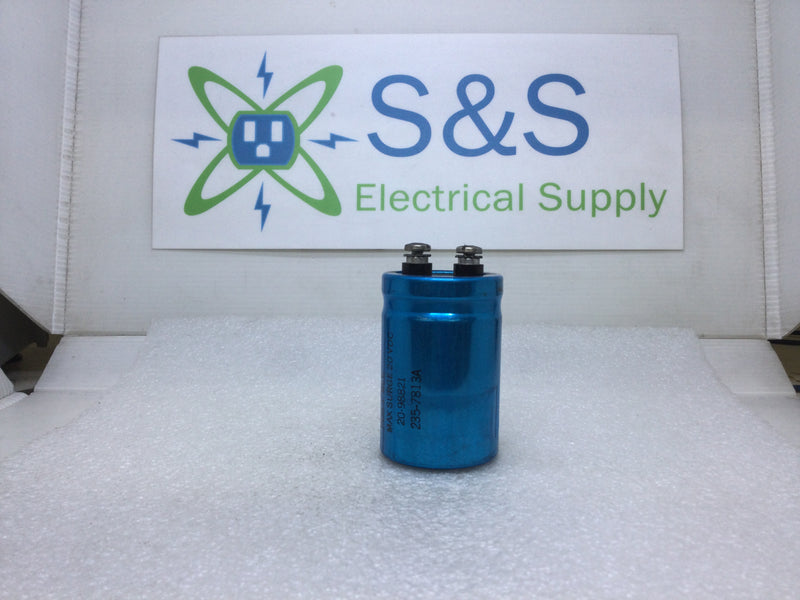 Mallory 235-7813A Type CGS 25000MFD 20 VDC POS + 85C Computer Grade Capacitor