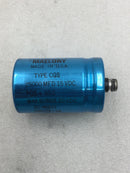 Mallory 235-7813A Type CGS 25000MFD 20 VDC POS + 85C Computer Grade Capacitor