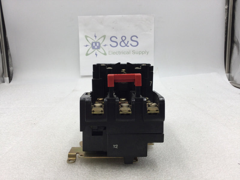 Square D 8736 SBO4 Motor Starter/Contactor Series A 3 Phase 200-575 VAC 120 VAC Coil
