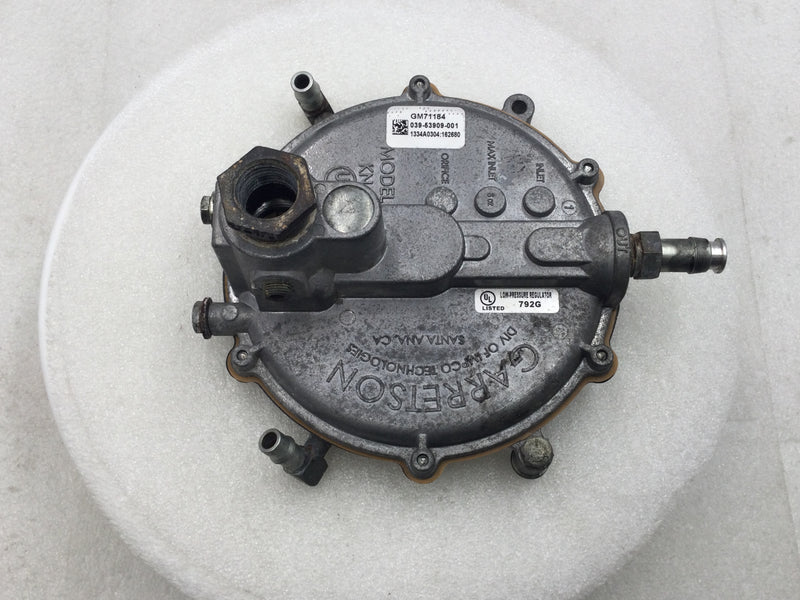 Kohler 20RESA 20kW 75 Amp 1 Phase Low Pressure Fuel Regulator 8 1/4" x 7 3/8"