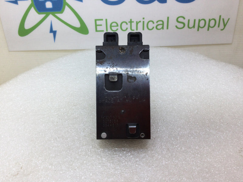 Pushmatic P2020 20 Amp 2 Pole 120/240V Duplex Circuit Breaker - Cosmetic Flaw