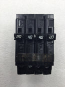 Challenger A22040CT Quad 2 Pole 20 Amp and 2 Pole 40 Amp 120/240 VAC Breaker