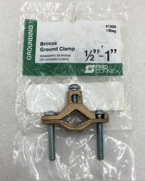 Sigma Electric 41309 ProConnex Bronze Ground Clamp 1/2