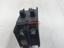Square D MHAB-115 15 Amp 2 Pole 240V Circuit Breaker w/Feet - Cosmetic Flaw