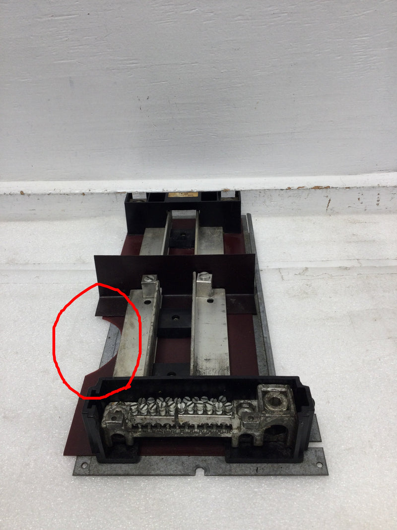 Zinsco LK-15 150 Amp 120/240 VAC Split Buss Load Center Guts Only 7.5" X 15.5"