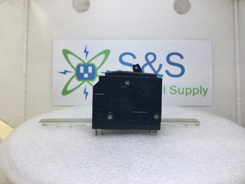 Square D QO1201021 20 Amp 1 Pole 120/240V Breaker w/ Shunt Trip