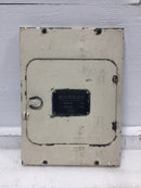 Murray 74-4 60 Amp 4 Space 125/250V Panel Door Only 11 3/4" x 8 3/4"