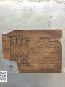 Murray 74-4 60 Amp 4 Space 125/250V Panel Door Only 11 3/4" x 8 3/4"