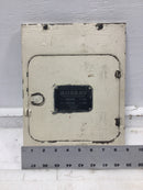 Murray 74-4 60 Amp 4 Space 125/250V Panel Door Only 11 3/4" x 8 3/4"