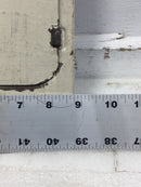 Murray 74-4 60 Amp 4 Space 125/250V Panel Door Only 11 3/4" x 8 3/4"