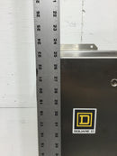 Square D 8539SBW43V81CFF4H30P51TX11 Enclosed 30 Amp combination starter 120/240V Type 4/4X Enclosure Stainless Steel Safety Switch