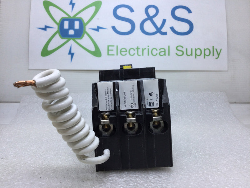 Square-D QOB330GFI 30 Amp 3 Pole 120V GFI Circuit Breaker