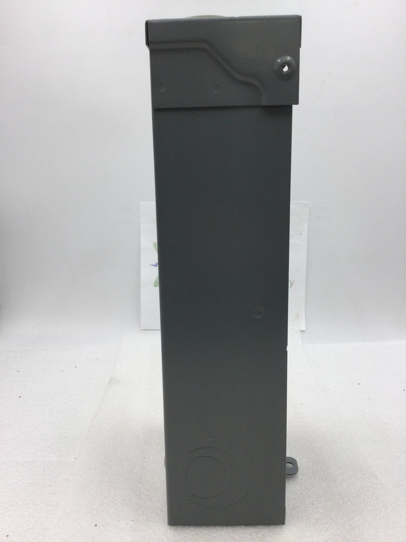 Square D QO2125BNRB 125 Amp 120/240V 1 Phase 2 Spaces Nema 3R Enclosure