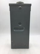 Square D QO2125BNRB 125 Amp 120/240V 1 Phase 2 Spaces Nema 3R Enclosure