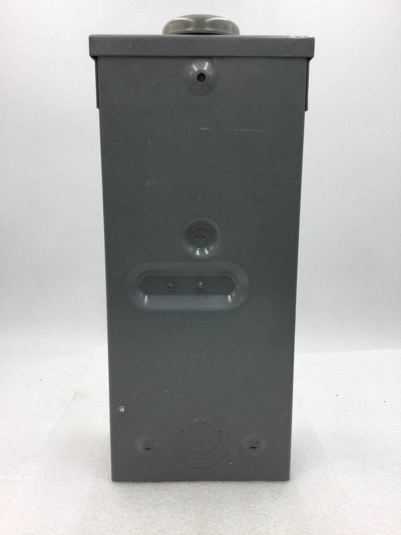 Square D QO2125BNRB 125 Amp 120/240V 1 Phase 2 Spaces Nema 3R Enclosure