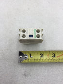 Schneider Electric LADN20 TeSys Auxiliary Contact Block 2 NO Contacts Front Mounting Screw Clamp Terminals