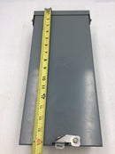 Square D QO2125BNRB 125 Amp 120/240V 1 Phase 2 Spaces Nema 3R Enclosure