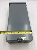 Square D QO2125BNRB 125 Amp 120/240V 1 Phase 2 Spaces Nema 3R Enclosure