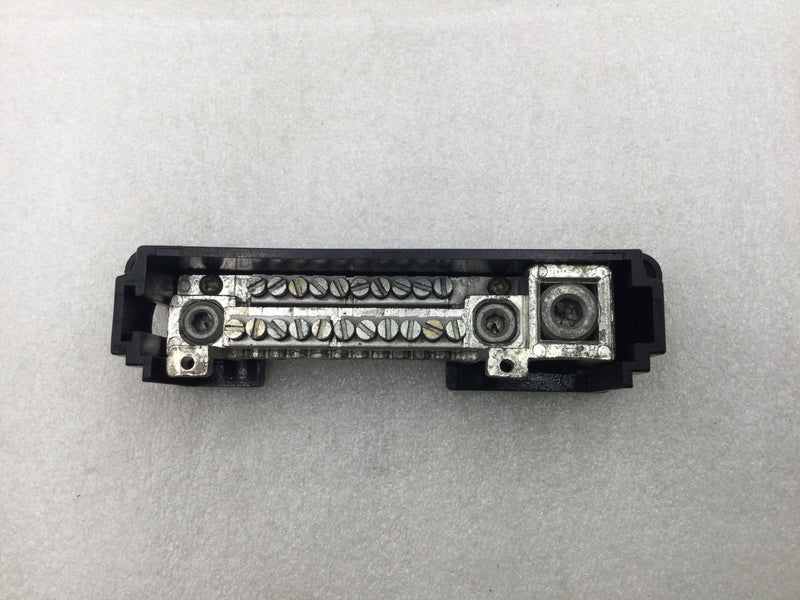 Zinsco 21 Position Neutral/Isolated Ground Bar 6 7/8" x 1 7/8" - Cosmetic Flaw