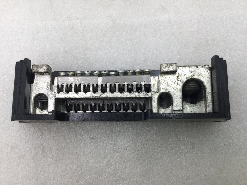 Zinsco 21 Position Neutral/Isolated Ground Bar 6 7/8" x 1 7/8" - Cosmetic Flaw