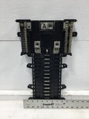 Square D QO130L200G 200 Amp 15 Space 120/240 VAC Load Center Guts Only 10"X17"