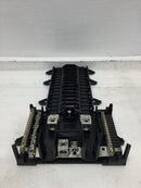 Square D QO130L200G 200 Amp 15 Space 120/240 VAC Load Center Guts Only 10"X17"