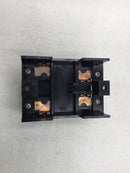 Midwest Electric M-65-F 134D2000 2 Pole Fuse Pullout Block base - Cosmetic Flaw
