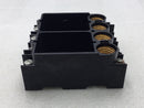 Homart 5110/5111 60 Amp 4 Pole Fuse Holder Block 6 1/8" x 5 1/2" - Cosmetic Flaw