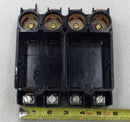 Homart 5110/5111 60 Amp 4 Pole Fuse Holder Block 6 1/8" x 5 1/2" - Cosmetic Flaw
