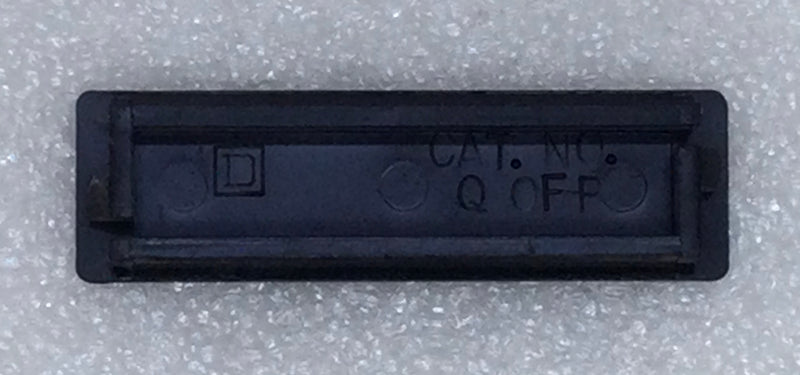 Square D QO-FP Circuit Breaker Filler Plates 2 1/2" x 3/4"