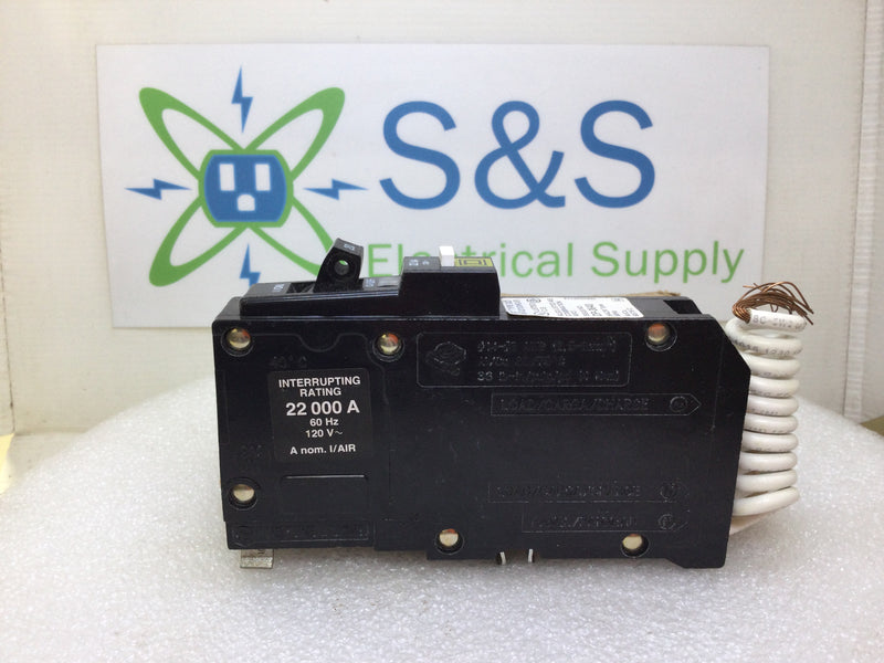 Square D QO120VHCAFI 20 Amp 1P 120V 22K Combination Arc Fault Circuit Breaker