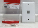 Legrand WP3401-WH - 1 Port Wall Plate - White