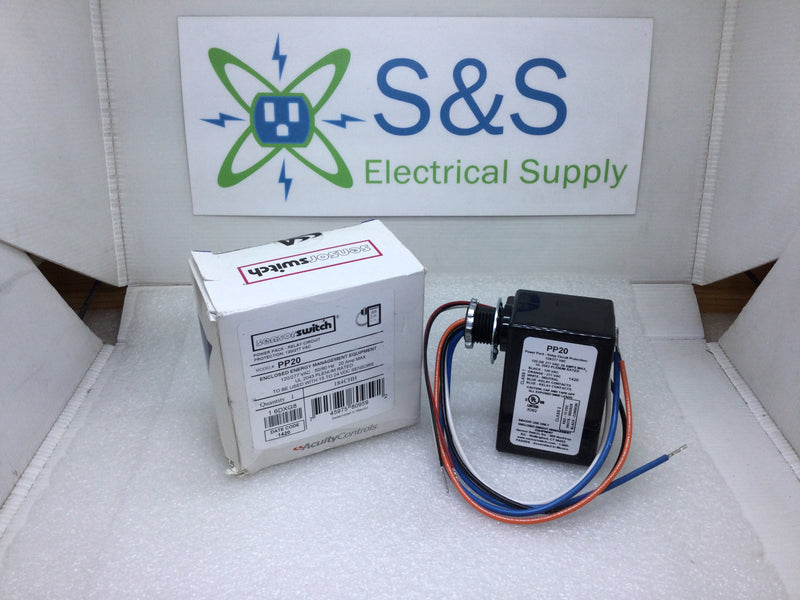 Acuity Controls PP20 Sensor Switch Enclosed Energy Management Equipment 120/277V 20Amp Max 50/60Hz Relay Circuit