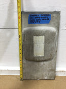 Square D DU323RB 100 Amp Nema 3r Door/Cover Only - 17 1/8" x 9 1/8"