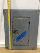 Square D HOMC12UC 12 Spaces Cover/Door Only w/Main 19 1/8" x 15 1/2" Flaw