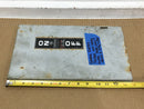 General Electric TG4322 60 Amp 3 Pole 240V Cover/Door Only 13 7/8" x 8 3/8"