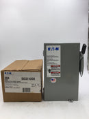 Eaton/Cutler Hammer DG321UGB 30 Amp 3 Pole 240 VAC Non-Fused Safety Switch
