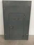 FPE Federal Pacific LX112-24 125 Amp 120/240v 1 Phase 3 Wire 24 Space Stab-Lok Load Center Front Cover Only With Main 18" x 11.5"