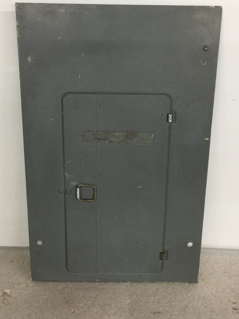 FPE Federal Pacific LX112-24 125 Amp 120/240v 1 Phase 3 Wire 24 Space Stab-Lok Load Center Front Cover Only With Main 18" x 11.5"