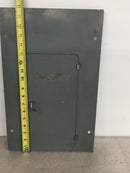 FPE Federal Pacific LX112-24 125 Amp 120/240v 1 Phase 3 Wire 24 Space Stab-Lok Load Center Front Cover Only With Main 18" x 11.5"