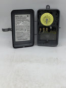 Intermatic T101R 24hr Dial Time Switch SPST 40 Amp Rainproof 2HP 120/240v