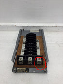 Cutler-Hammer 9 Space 3 Phase Load Center Guts Only 6"X12.5"