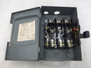 Square D D322N 60 Amp 3 Pole 3 Phase 120/240V Fusible Safety Switch