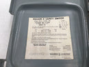 Square D D322N 60 Amp 3 Pole 3 Phase 120/240V Fusible Safety Switch