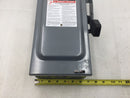 Square D D222N 60 Amp 2 Pole 120/240V Fusible Safety Switch 14 5/8" x 7 3/4"