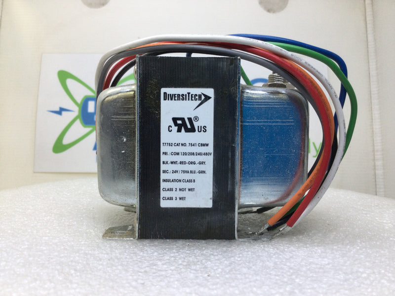 DiversiTech T7752 75VA 24V Class 2 Transformer