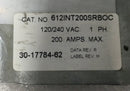 Eaton 612INT200SRBOC 200 Amp 12 Space 120/240V Load Center Guts Only 5.5" X 9.5"