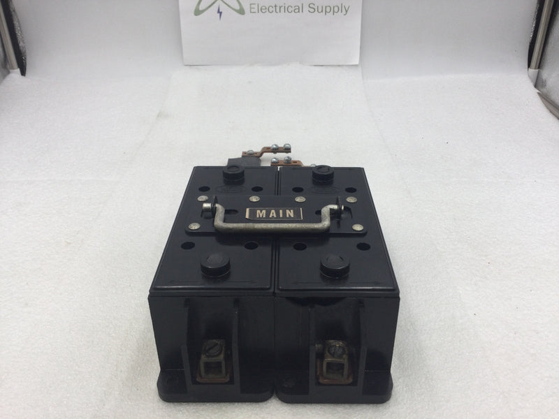 ITE Walker/Weco P1002A 100A 240VAC Single Phase 7 1/2Hp 10 Circuit Fuse Panel Interior